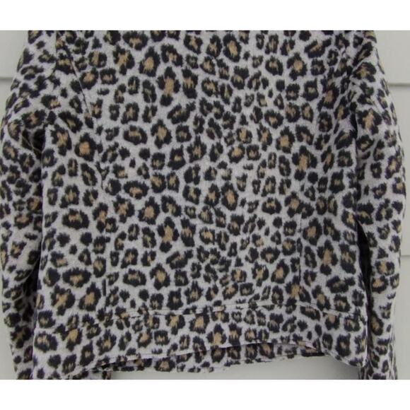 Cupcakes and Cashmere Wool blend Animal Print Margaux Moto Jacket  Size M - Picture 13 of 14